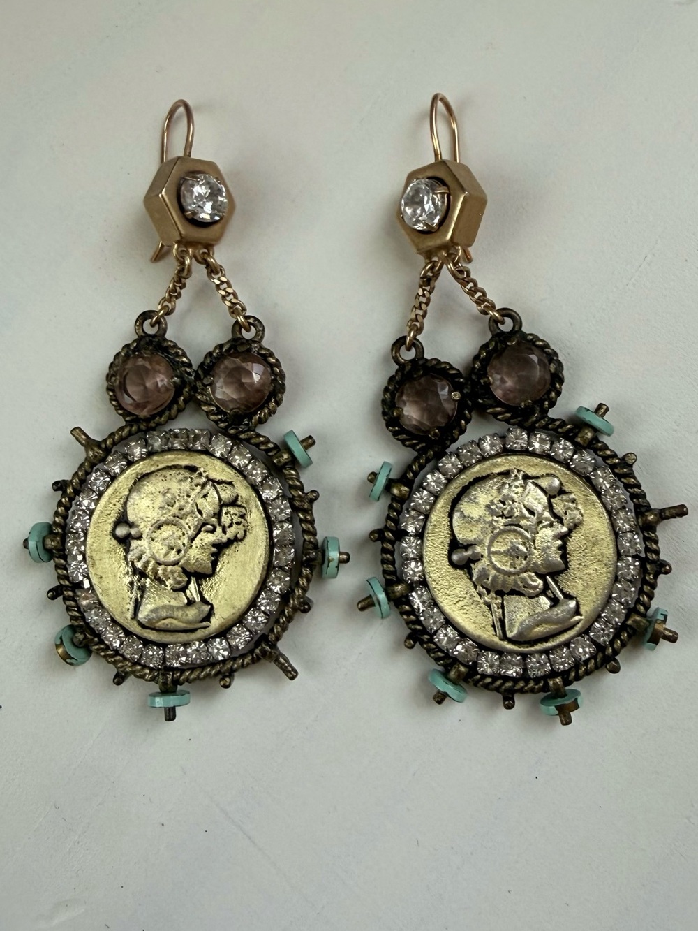Vintage Juicy couture “coin” earrings